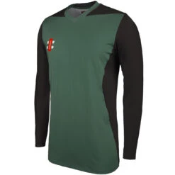Pro Performance T20 Cricket Shirt Long Sleeve 29 Pro Performance T20 Cricket Shirt Long Sleeve -Sports Ball Store T20 Long Sleeve Shirt BlackGreen
