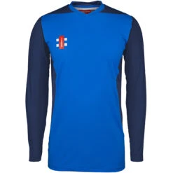 Pro Performance T20 Cricket Shirt Long Sleeve 24 Pro Performance T20 Cricket Shirt Long Sleeve -Sports Ball Store T20 Long Sleeve Shirt RoyalNavy 2