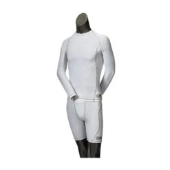 GM Teknik Long Sleeve Base Layer Top White