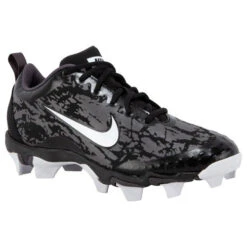Nike Women's Hyperdiamond 2.5 Keystone Moulded Baseball/Softball Cleats (Black/Grey)