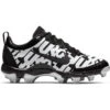 Nike Women's Hyperdiamond 2.5 Keystone Moulded Baseball/Softball Cleats (Black/White) -Sports Ball Store black whiteHYPERDIAMOND 2.5 KEYSTONE 500.jpg.square