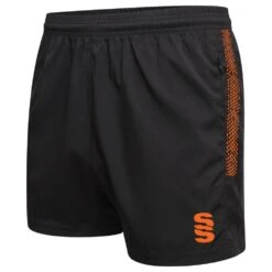 Dual Performance Short -Sports Ball Store du020 BLACK ORANGE