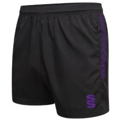 Dual Performance Short -Sports Ball Store du020 BLACK PURPLE